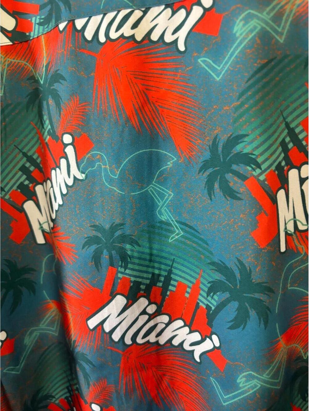 Dixxon Flannel Co Miami The Vice Party Shirt 2XL Hawaiian Button Up - Picture 6 of 8